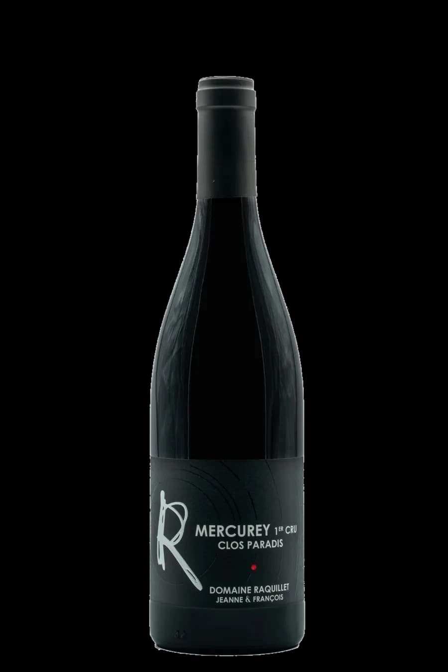 Bouteille de Mercurey Premier Cru Red Clos Paradis, Domaine Raquillet