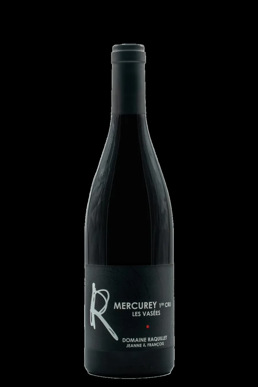 Bouteille de Mercurey Premier Cru Red Les Vasées, Domaine Raquillet