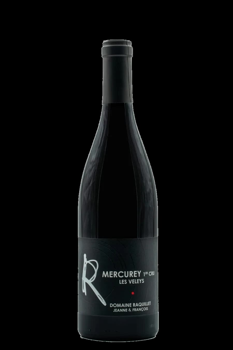 Bouteille de Mercurey Premier Cru Red Les Veleys, Domaine Raquillet